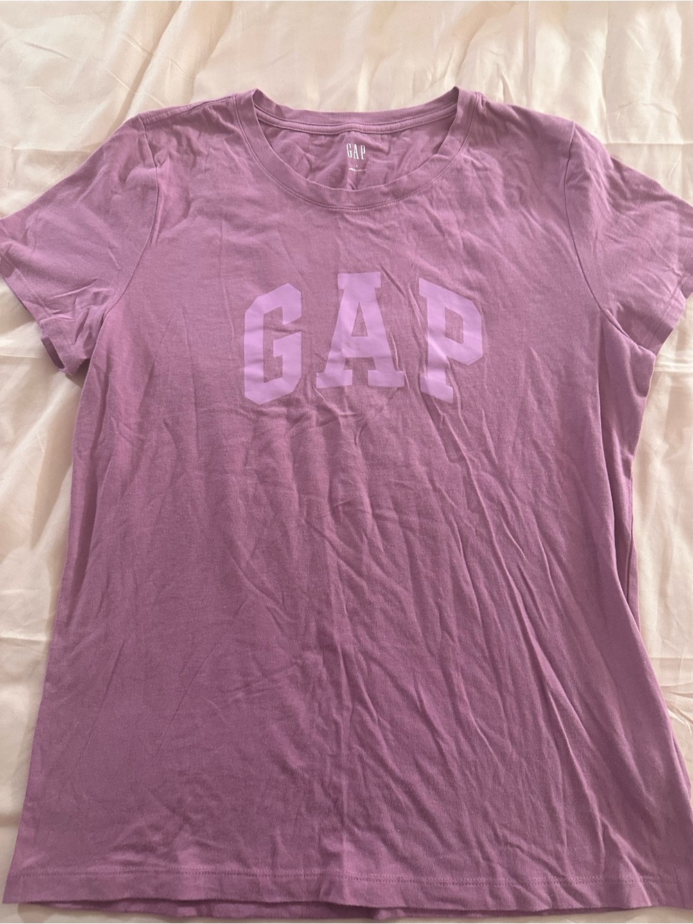 GAP Purple Short Sleeve Logo Tee